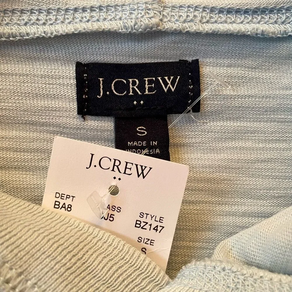 J. Crew Men's Sky Blue Light Weight Hoodie Size Small